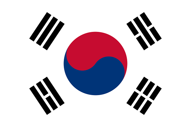 Bandera korea del sur