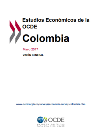 Portada del estudio: Estudios Económicos de la OCDE: Colombia 2017