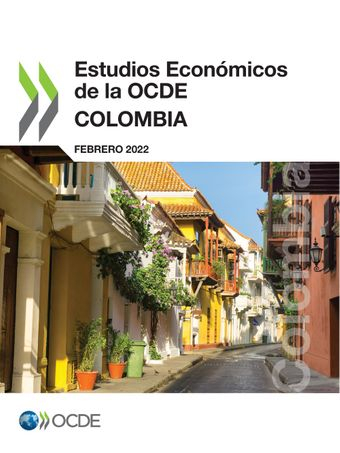 Portada del estudio: Estudios Económicos de la OCDE: Colombia 2022