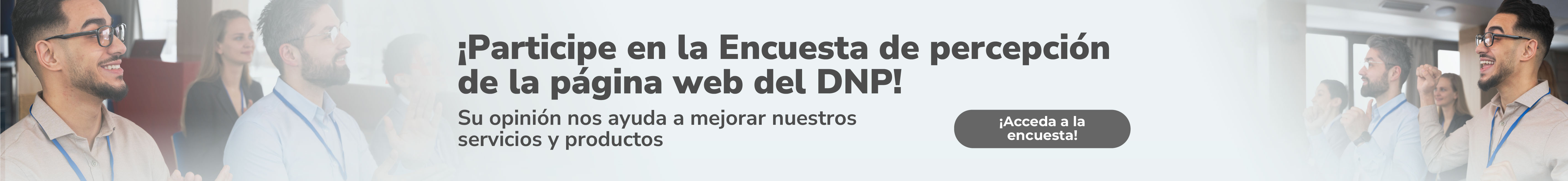 Encuesta de percepción de la página web del DNP