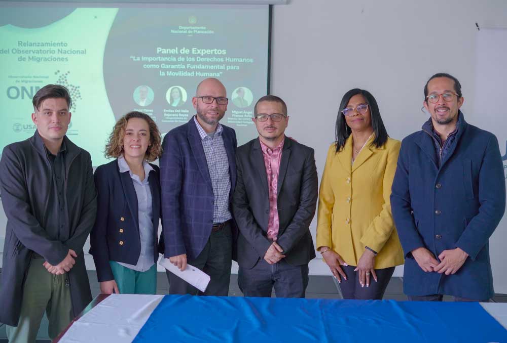 Participantes al panel de expertos titulado “Los Derechos Humanos como Garantía Fundamental para la Movilidad Humana”