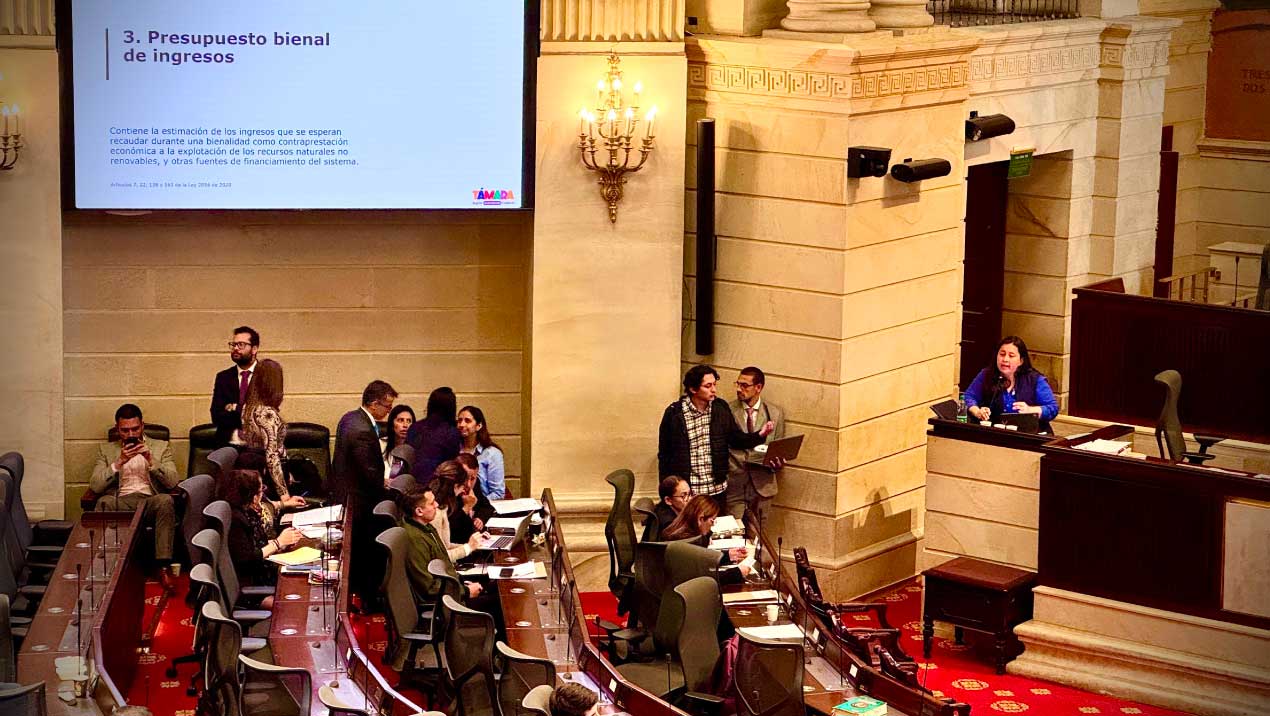 Congreso de la República vota en primer debate presupuesto del bienio 2025 – 2026 del Sistema General de Regalías