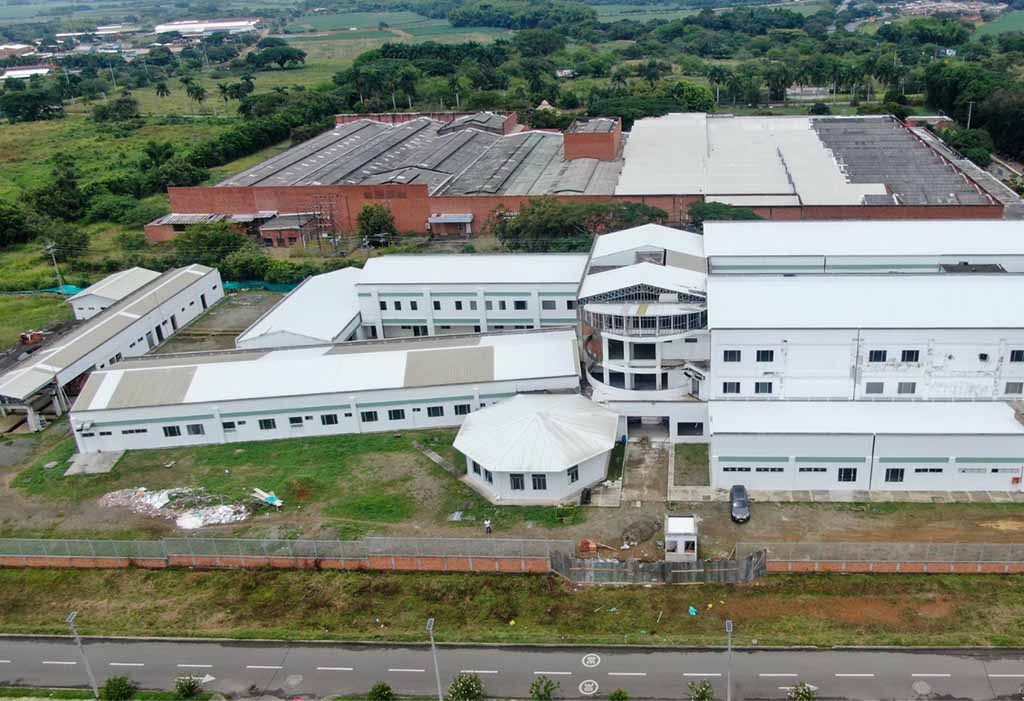 Panorámica de la obra del Hospital